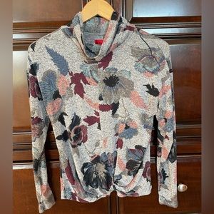 Jennifer Lopez floral sweater